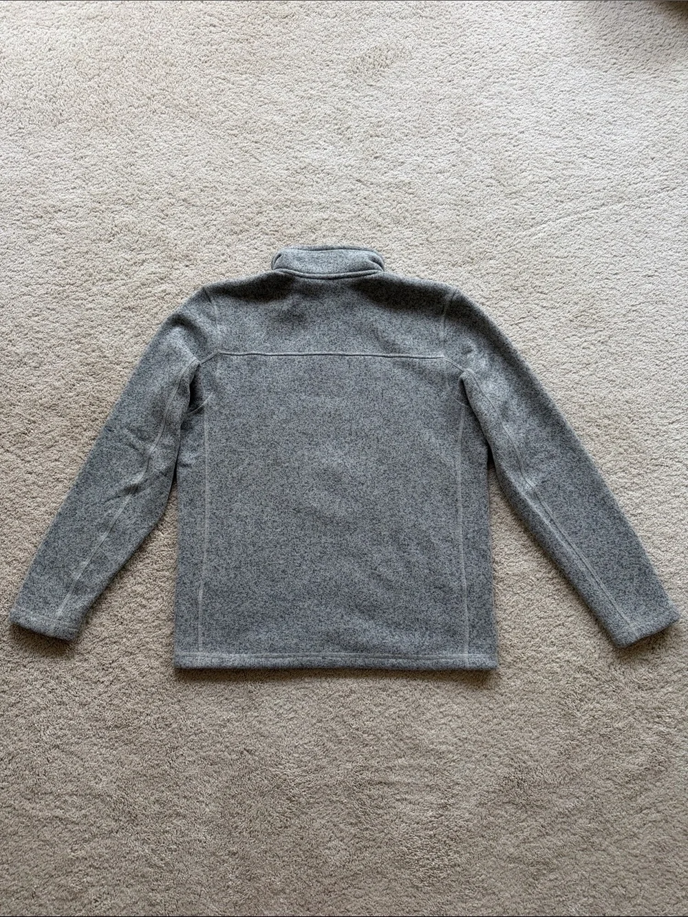 The North Face Men’s Gray Quarter-Zip Fleece Pullover